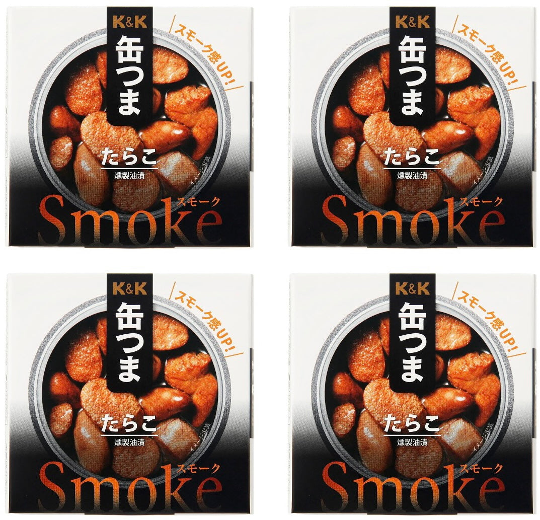 Japanese Canned Food TARAKO KANTSUMA Cod Roe Smoke Preserved Prepared Snack 50g