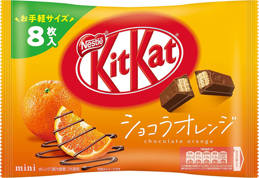 Japanese KitKat Orange Chocolate Crispy Biscuits Candy Sweet Wafers Nestle 102g