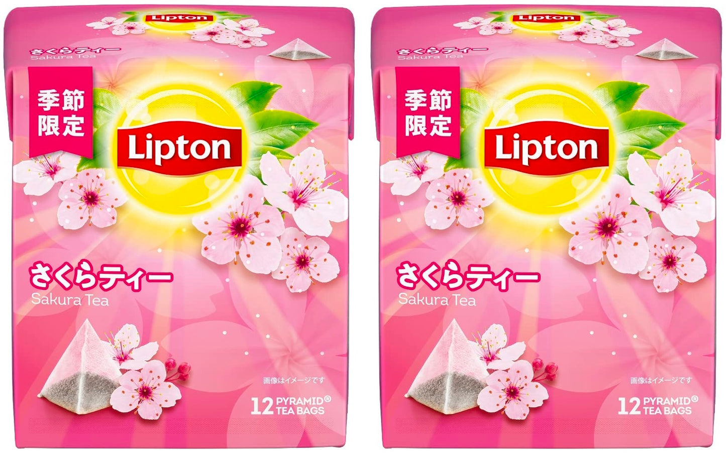 LIPTON SAKURA Tea Cherry Blossom Fruits Sweet Hot Drink Food Japan Limited 19g