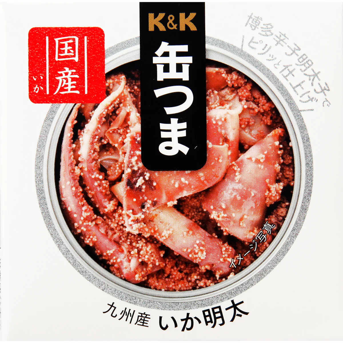 Canned　–　Preserved　Food　Ja　StudioTokyo　Squid　Mentai　Roe　Egg　KANTSUMA　Snack　Cod　Spicy