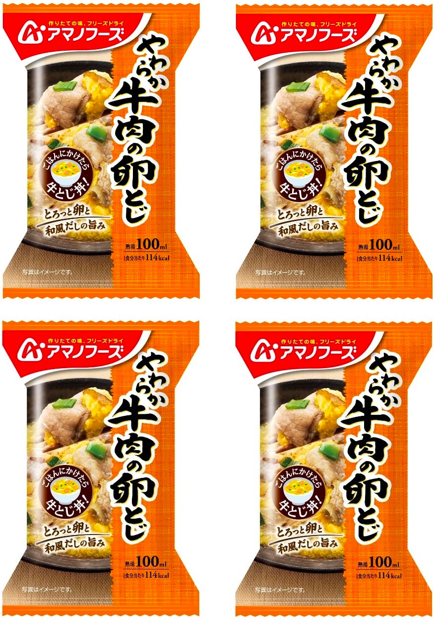 Japanese Freeze Dried Beef Egg Rice Instant Prepared Preserve Foods AMANO 23.8g