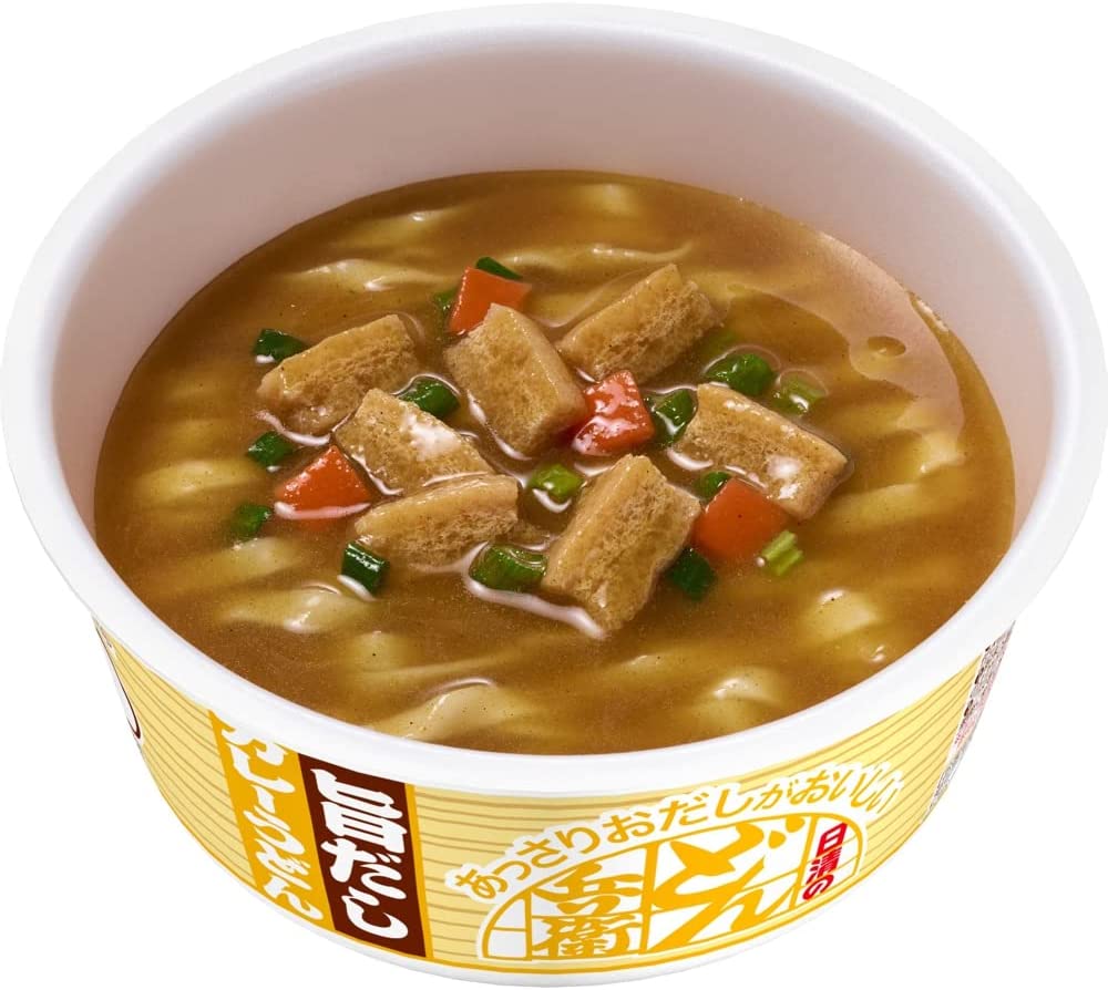 NISSIN Donbei Curry Udon Noodles Pork Bonito Soup Instant Cup Food Japanese 74g