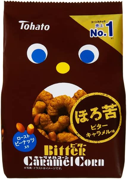 Japanese Snack Candy Caramel Corn Bitter Puffed Sweet Crispy Food Tohato 72g