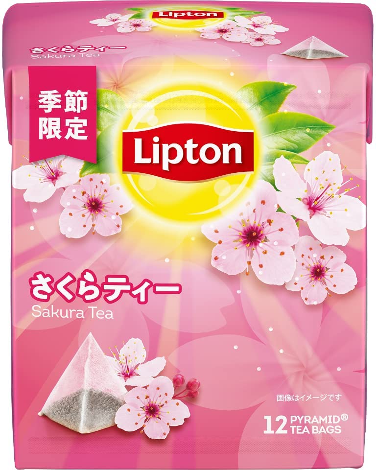 LIPTON SAKURA Tea Cherry Blossom Fruits Sweet Hot Drink Food Japan Limited 19g