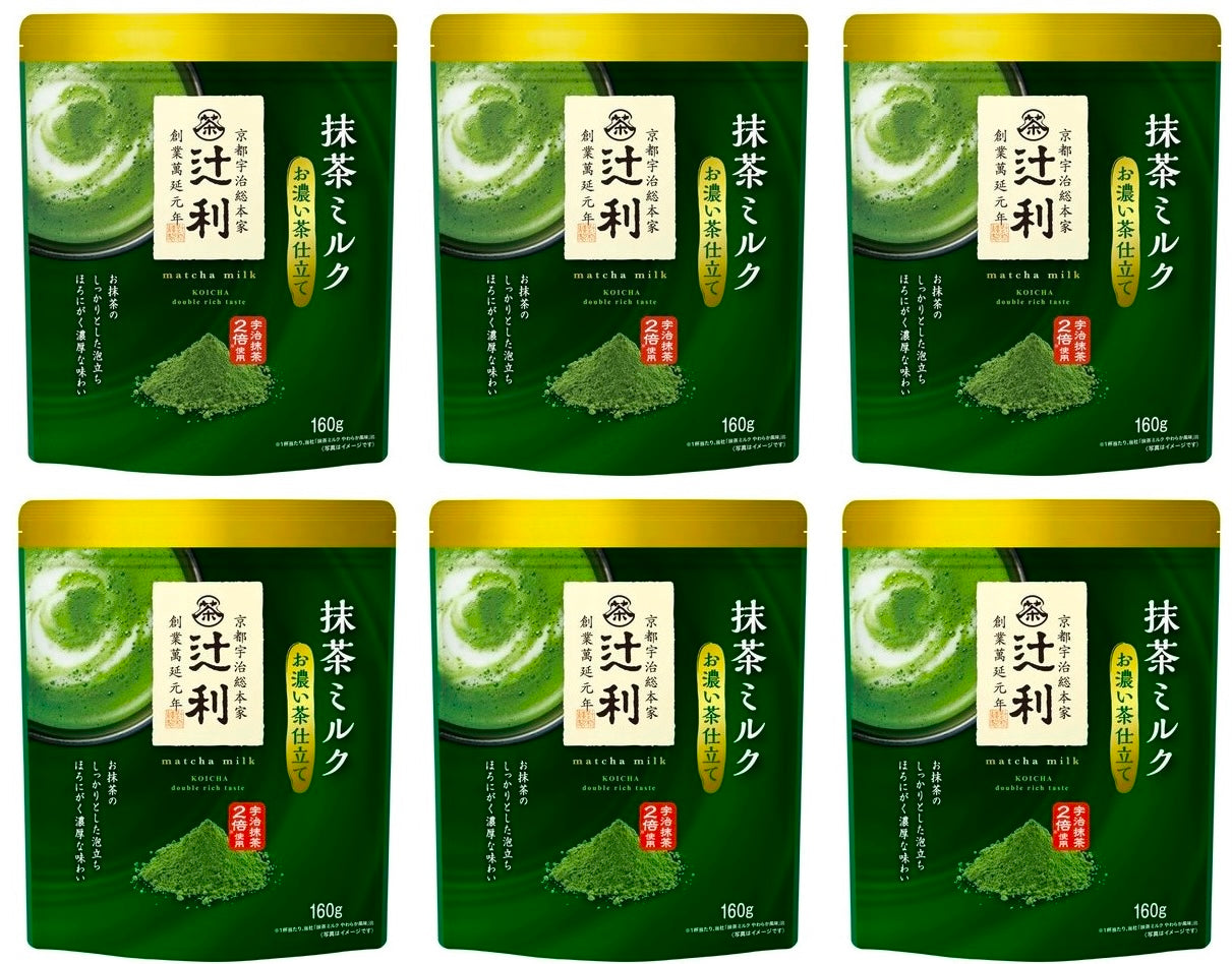 JAPAN TSUJIRI Matcha Milk Green Tea Powder Latte Sweet Cafe Drink UJI KYOTO 160g