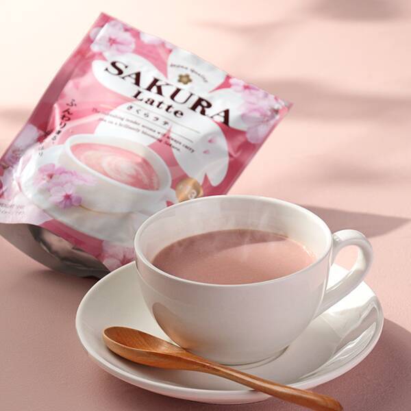 Japanese Sakura Latte Tea Cherry Milk Coffee Sweet Powder Instant Boutique 104g